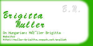 brigitta muller business card